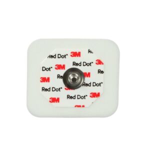 EKG Electrode Red Dot foam met drukknop 50st
