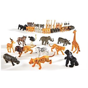 Blijmakertjes - speelgoed diertjes - ZOO - 104 stuks
